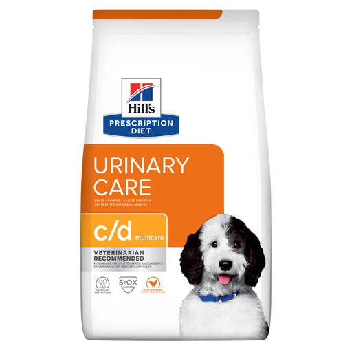 Hills Prescription Diet - Dry Dog Food Canine C/d Urinary Care 17.6Lbs Dogs