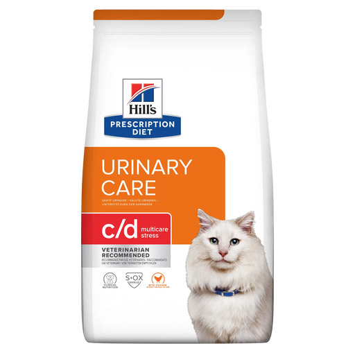 Hills Prescription Diet - Dry Cat Food Feline C/d Stress Urinary Care 1.5Kg Cats
