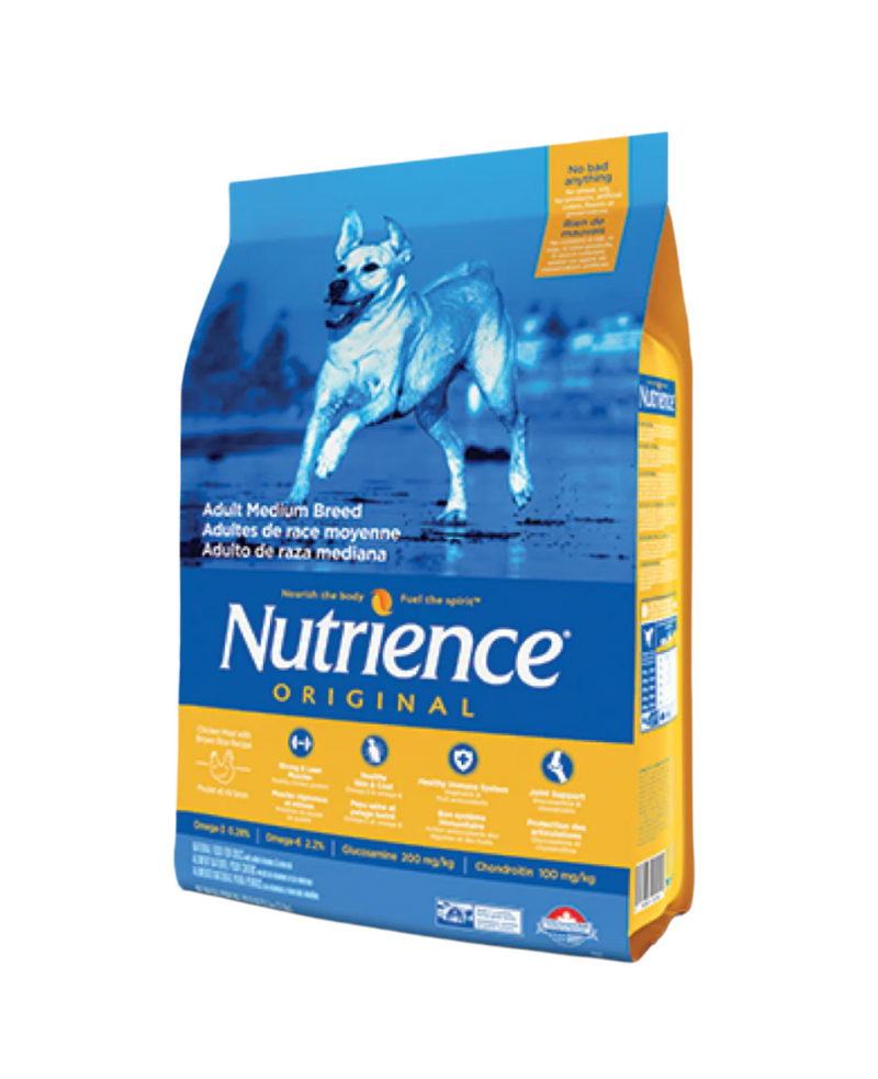 紐翠斯 - 原味 - 乾狗糧 - 成年中型犬 - 雞肉粉配糙米 - 25磅