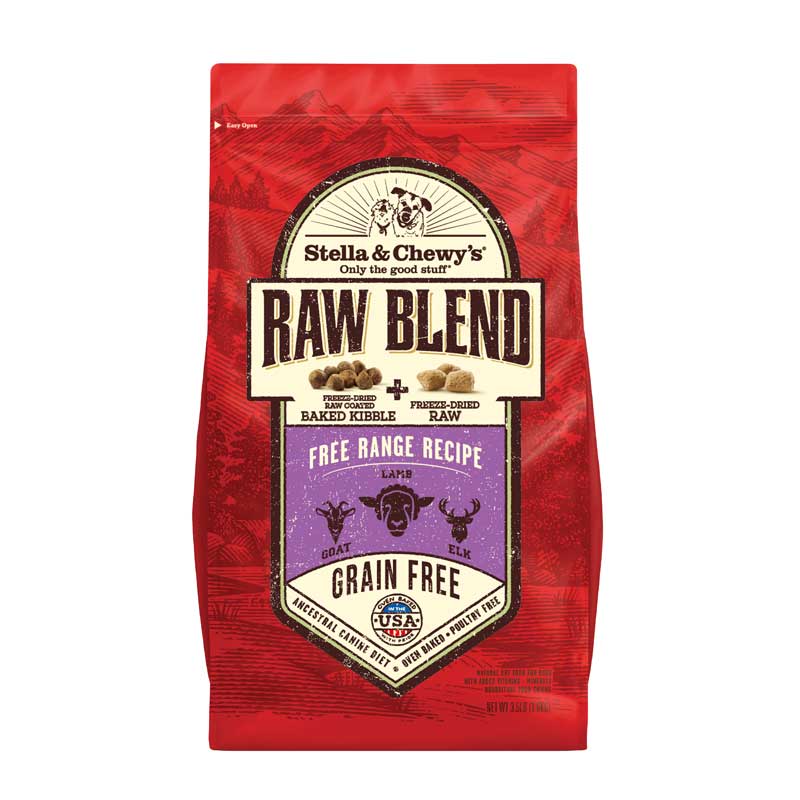 Stella & Chewys - Dry Dog Food Raw Blend Kibble Free Range Recipe 22Lb Dogs