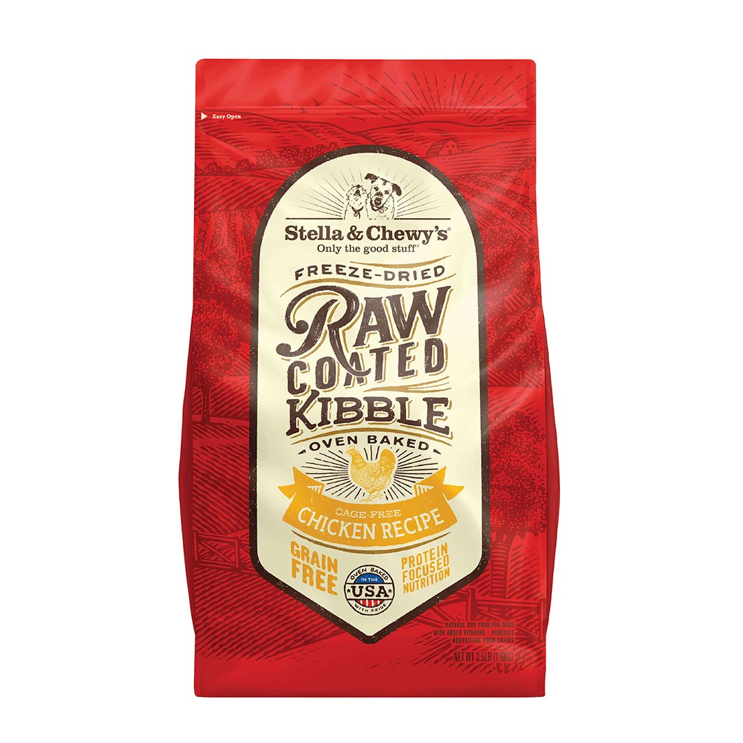 Stella & Chewy's - Dry Dog Food - Freeze Dried Raw Coated Kibble - Cage-Free Chicken Recipe - 3.5LB - PetProject.HK