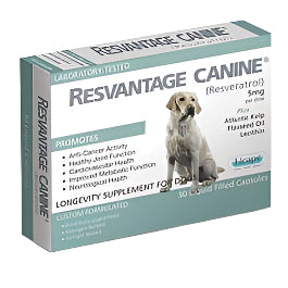Resvantage - Canine Longevity Supplement For Dogs (30 Capsules) - PetProject.HK
