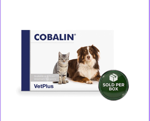 VetPlus - Cobalin - Vitamin B12 Supplement for Dogs & Cats 60's - 1 Box