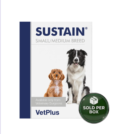 VetPlus - Sustain - Digestive Supplement for Dogs - Small & Medium Breed 30's - 1 Box
