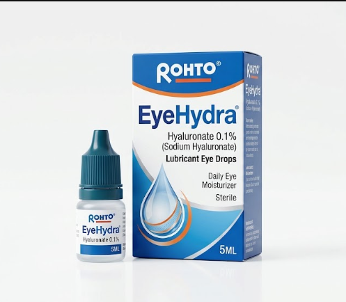 Rohto EyeHydra Hyaluronate 0.1% Lubricant Eye Drops 5ML