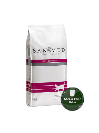 SANIMED - Dry Food for Cats - Anti-Struvite - Chicken & Lamb - 4.5KG - 1 Bag