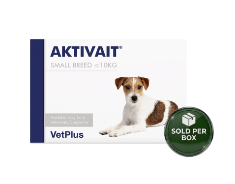 VetPlus - Aktivait - Brain Health Supplement for Small Breed Dogs <10kg 60's - 1 Box