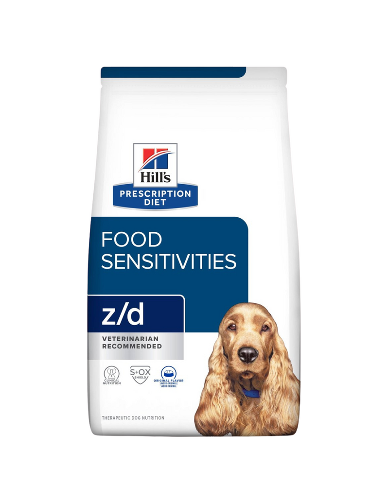 Hill's Prescription Diet - Dry Dog Food - Canine z/d Food Sensitivities - 17.6LBS