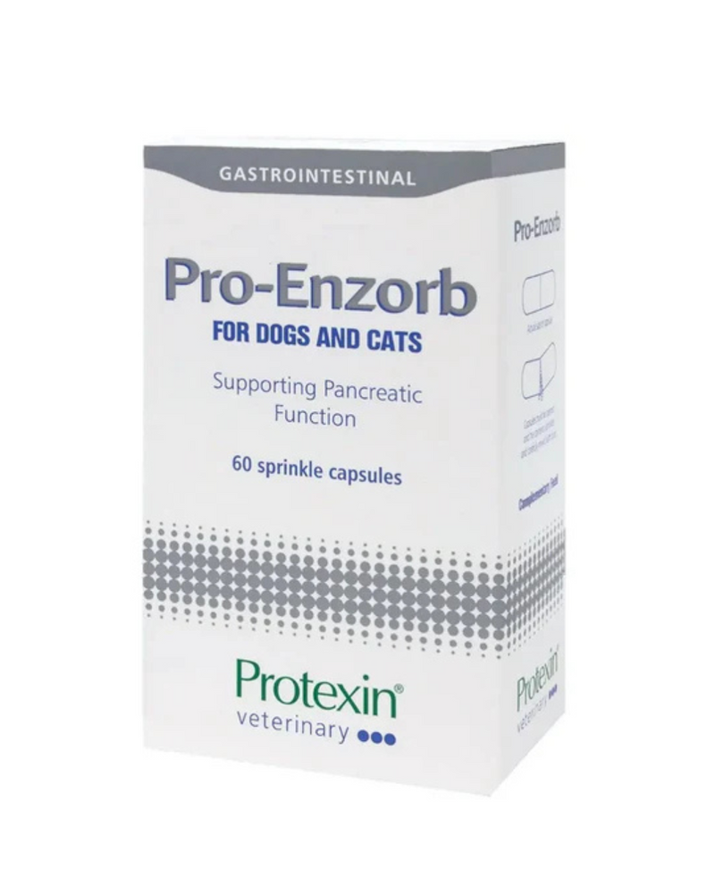 Protexin - Supplement for Dogs & Cats - Pro-Enzorb Pancreatic Function - 60CAPS