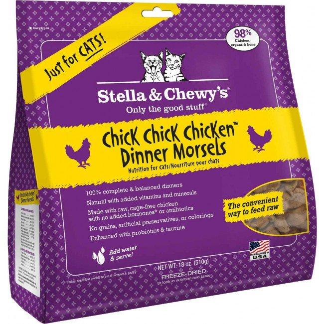 Stella & Chewy's - Chick, Chick, Chicken Dinners for Cats - 18OZ - PetProject.HK