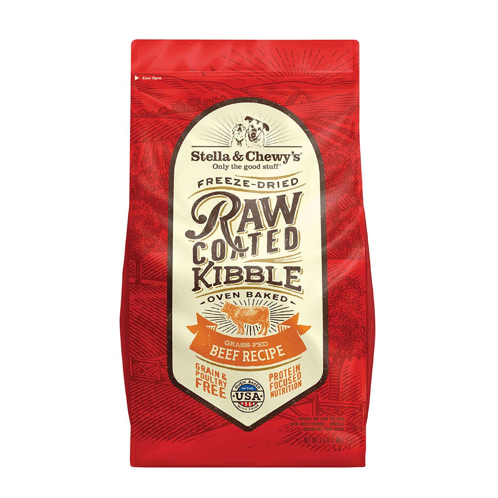 Stella & Chewy's - Dry Dog Food - Freeze Dried Raw Coated Kibble - Grass-Fed Beef Recipe - 3.5LB - PetProject.HK