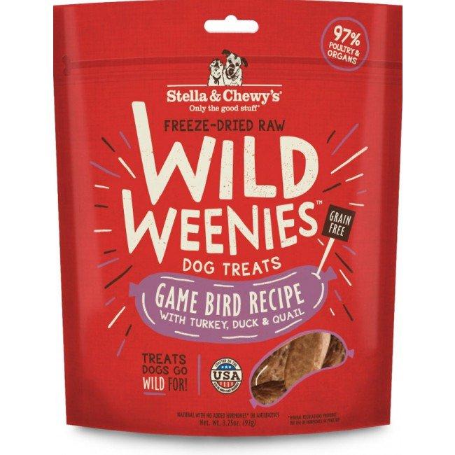 Stella & Chewy's - Freeze Dried Raw Treats - Wild Weenies - Game Bird (Turkey, Duck, Quail) - 3.25OZ - PetProject.HK