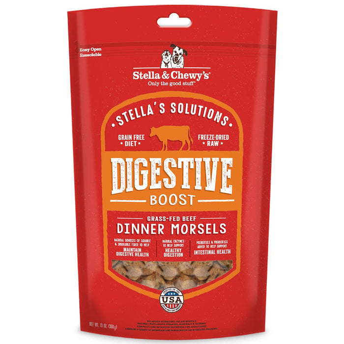 Stella & Chewys - Stellas Solution Digestive Boost Grass-Fed Beef Dinner Morsels For Dogs 13Oz