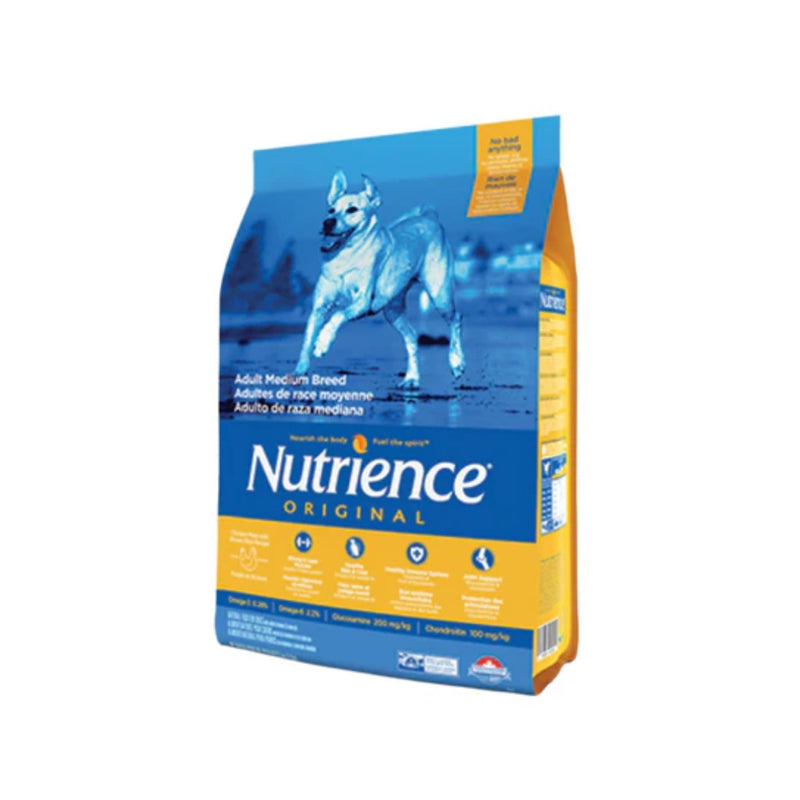 Nutrience - Original - Dry Dog Food - Adult Medium Breed - Chicken Meal with Brown Rice - 25LB