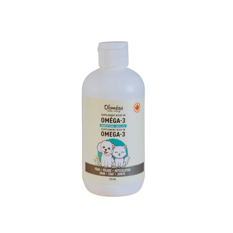 Olimega Farm - Omega-Rich Pet Oil for Dogs & Cats - 250ml