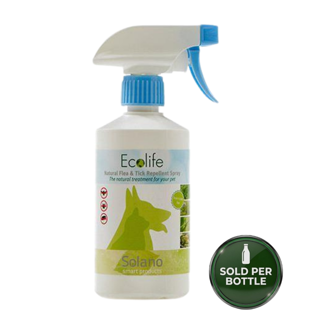 Solano - 天然驅除跳蚤、蜱蟲和蒼蠅噴霧 - 300ML