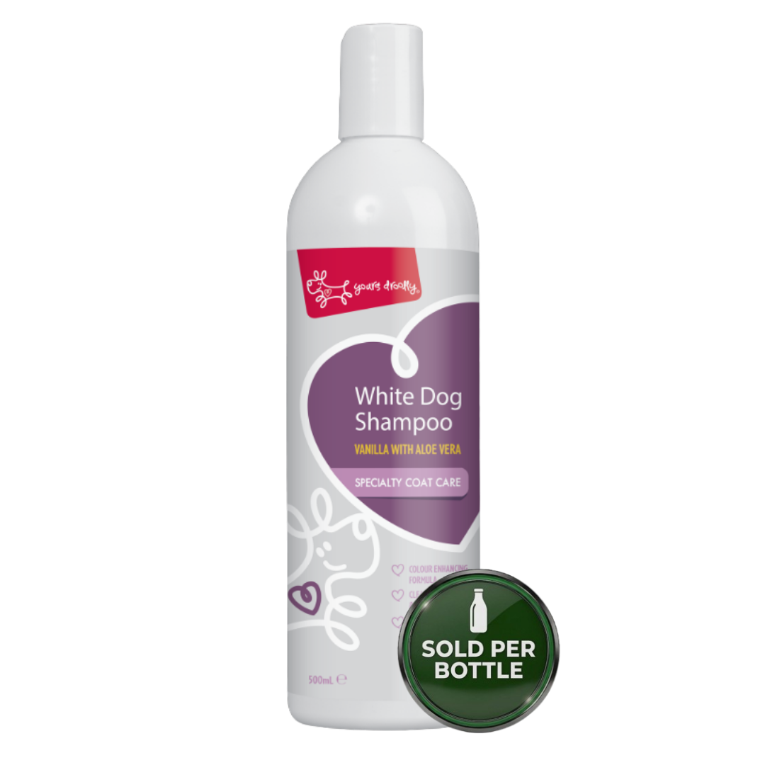 Yours Droolly White Coat Shampoo with Aloe Vera 500ml - 1 Bottle