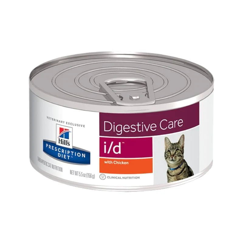 Hill’s Prescription Diet - Wet Cat Food Feline I/D Digestive Care Can With Chicken 5.5Oz Cats