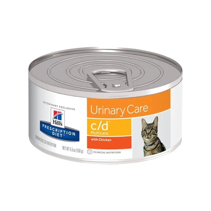 Hill’s Prescription Diet - Wet Cat Food Feline C/D Multi Urinary Care Can With Chicken 5.5Oz Cats