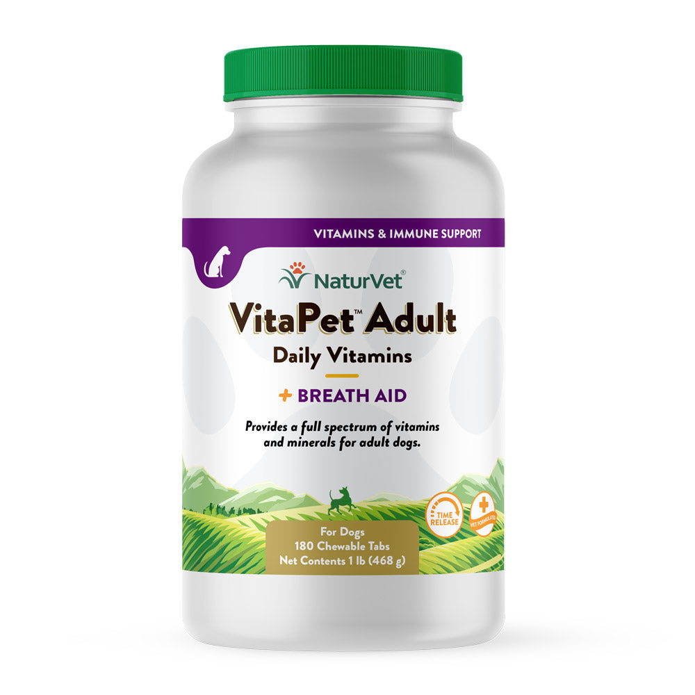 NaturVet Vita Pet Adult Tabs - Time Released - 1 Tablet (pack of 180)