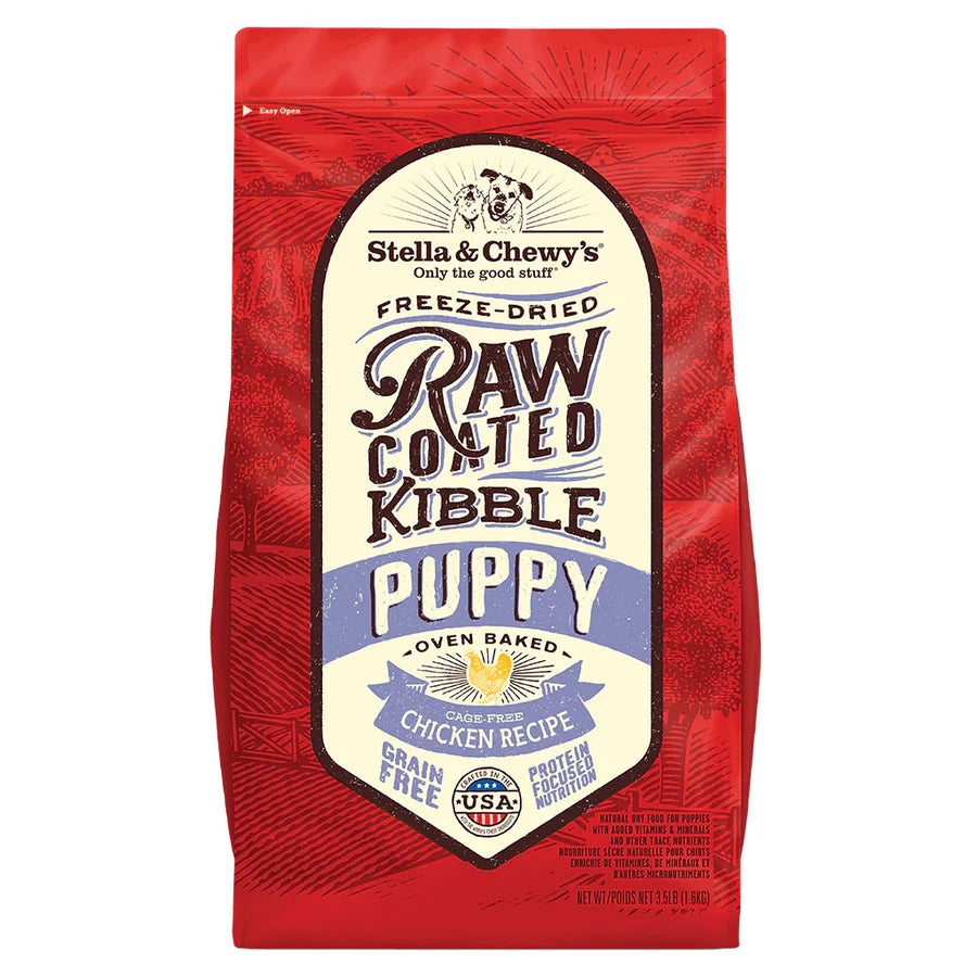 Stella & Chewy's - Dry Dog Food - Freeze Dried Raw Coated Kibble for Puppy - Cage-Free Chicken Recipe - 22LB - PetProject.HK
