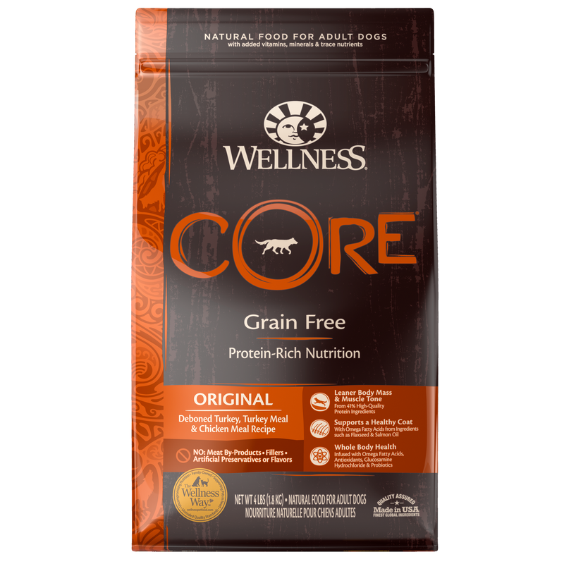 Wellness - CORE - Grain Free Dry Dog Food - Original - 24LB - PetProject.HK
