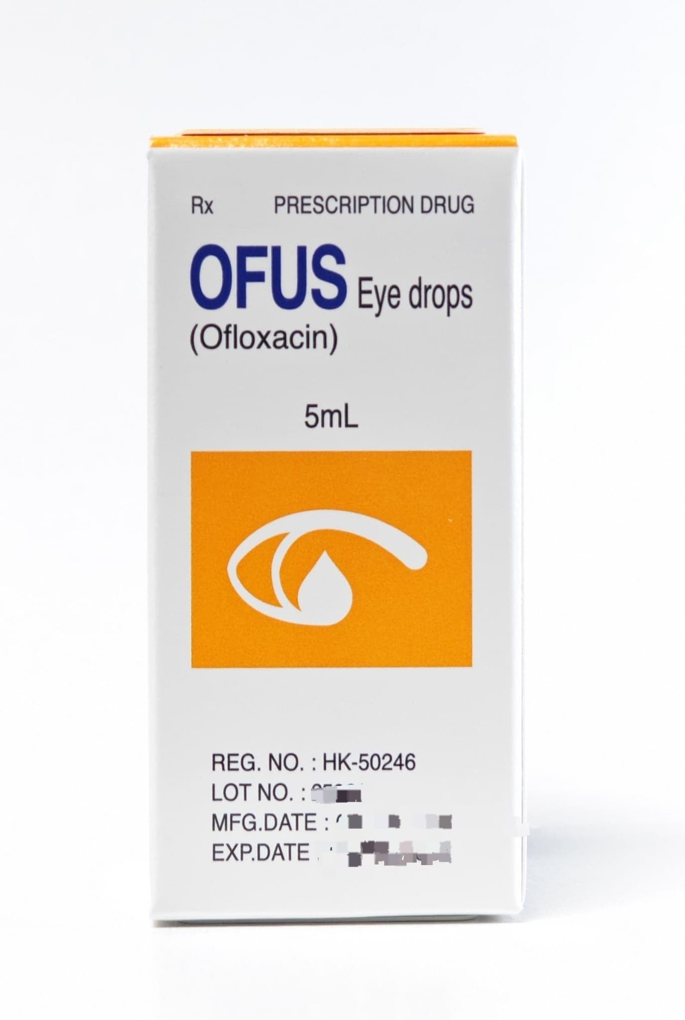 OFUS Eye Drops (Ofloxacin 0.3%) - Sterile Ophthalmic Solution for Cats and Dogs - 5ML