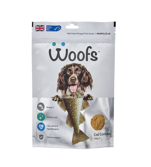 Woofs - Cod Cookies Treat For Dogs 150G