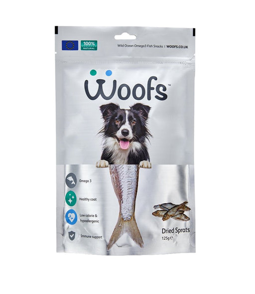 Woofs - Dried Sprats Treat For Dogs 125G
