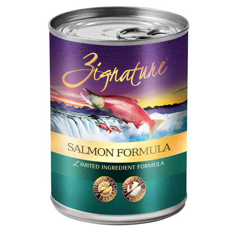 Zignature - Canned Dog Food - Limited Ingredient - Salmon - 13OZ (3 cans) - PetProject.HK