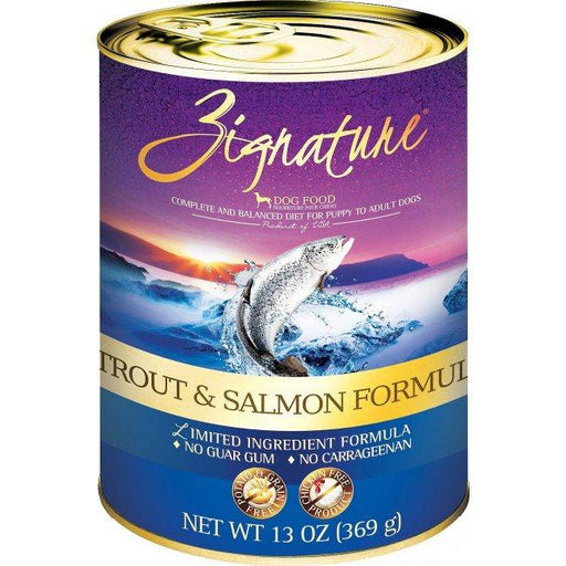 Zignature - Canned Dog Food - Limited Ingredient - Trout & Salmon - 13OZ (3 cans) - PetProject.HK