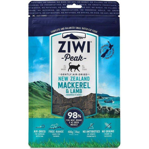 Ziwipeak - Air Dried Cat Food MACKEREL & LAMB - 400G - PetProject.HK
