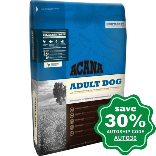 Acana - Heritage Grain Free Dog Food - Adult - 11.4KG - PetProject.HK