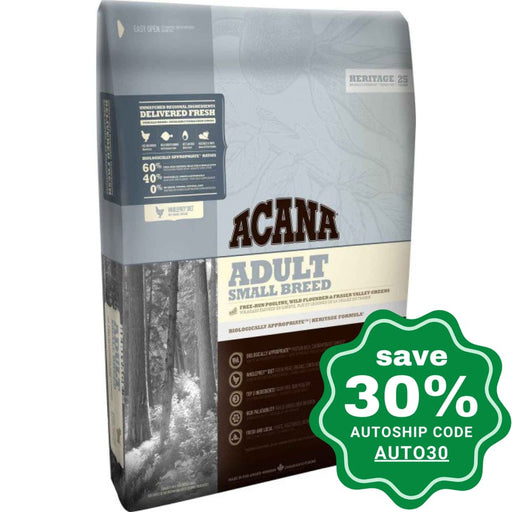 Acana - Heritage Grain Free Dog Food - Adult Small Breed - 2KG - PetProject.HK