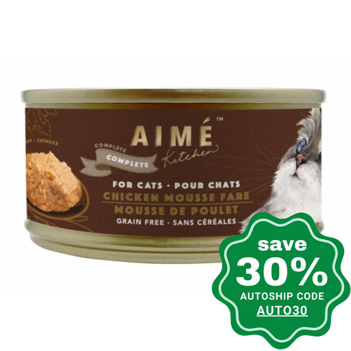 Aime Kitchen - Complete Wet Cat Food Chicken Mousse Fare 85G Cats