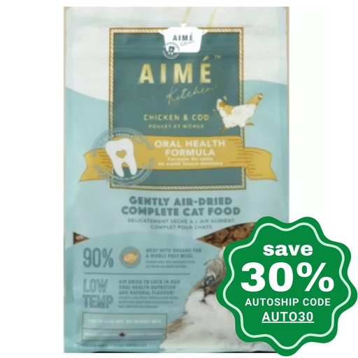 Aime Kitchen - Gently Air-Dried Complete Cat Food Chicken & Cod 400G Cats