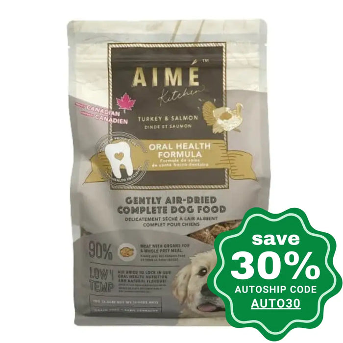 Aime Kitchen - Gently Air-Dried Complete Dog Food Turkey & Salmon 100G Dogs