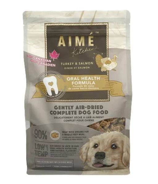 Aime Kitchen - Gently Air-Dried Complete Dog Food - Turkey & Salmon - 1KG (Min. 3 Packs)