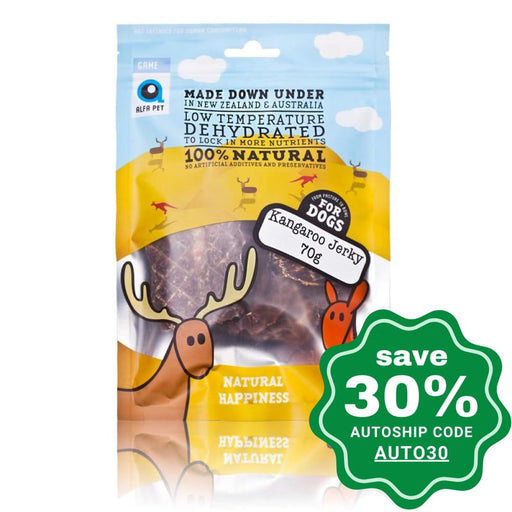 Alfa Pet - Game Series Dog Treats - Kangaroo Jerky - 70G - PetProject.HK