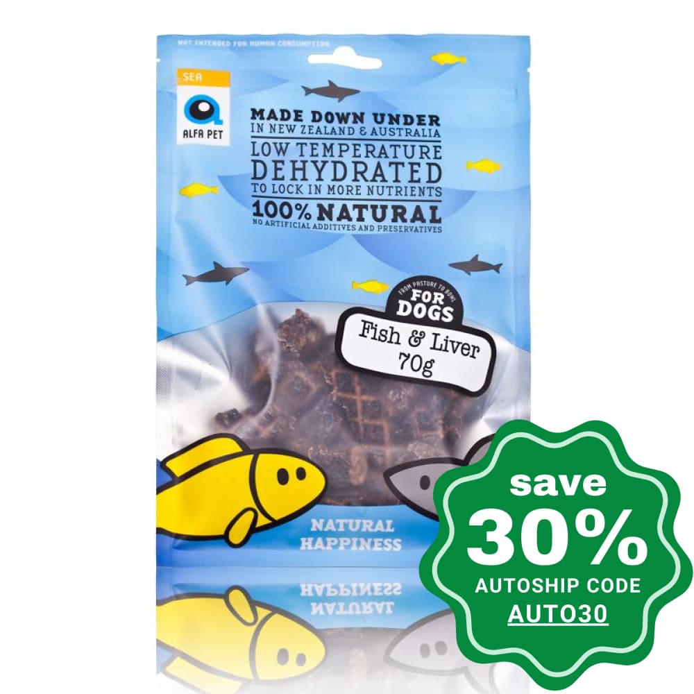 Alfa Pet - Sea Series Dog Treats - Fliver - Fish & Liver - 70G - PetProject.HK