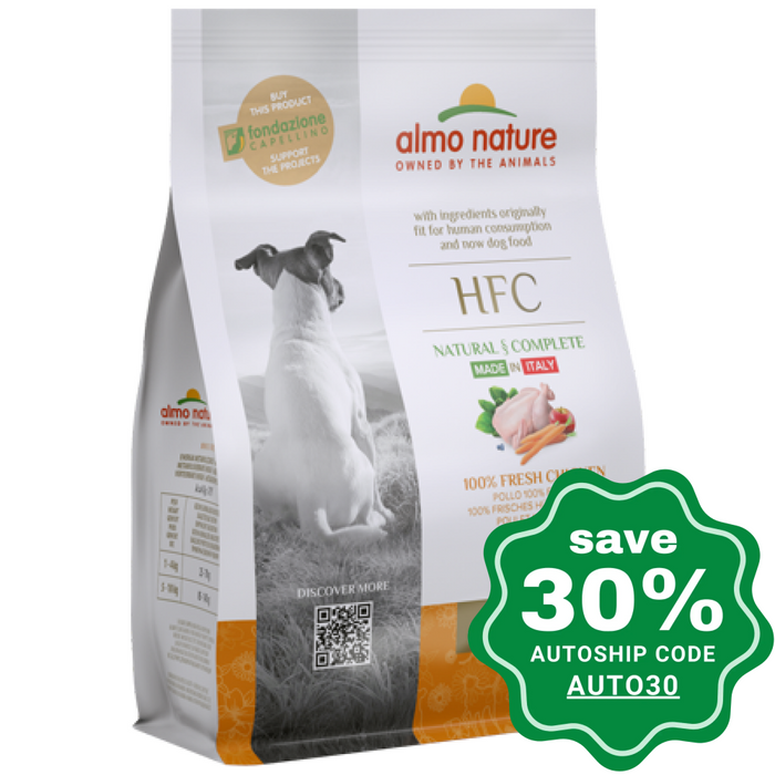 Almo Nature - Dry Food For Small Dogs Hfc Natural Adult Fresh Chicken 1.2Kg (Min. 4 Packs)