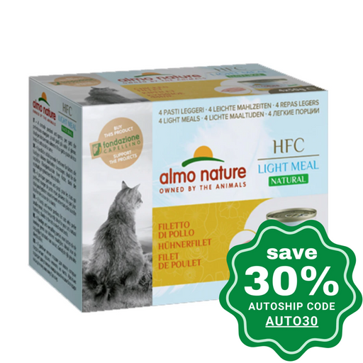 Almo Nature - Wet Cat Food Hfc Natural Light Meal Chicken Fillet 50G (Min. 12 Cans) Cats