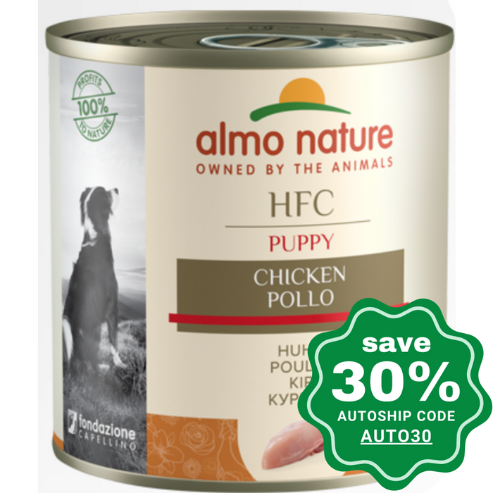 Almo Nature - Wet Dog Food Hfc Natural For Puppy Chicken 280G (Min. 12 Cans) Dogs