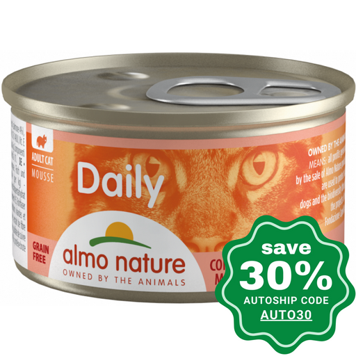 Almo Nature - Wet Food For Cats Daily Menu Salmon Mousse 85G (Min. 24 Cans)