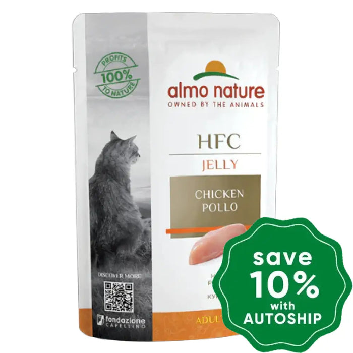 Almo Nature - Wet Food For Cats Hfc Jelly Chicken 55G (Min. 24 Pouches)