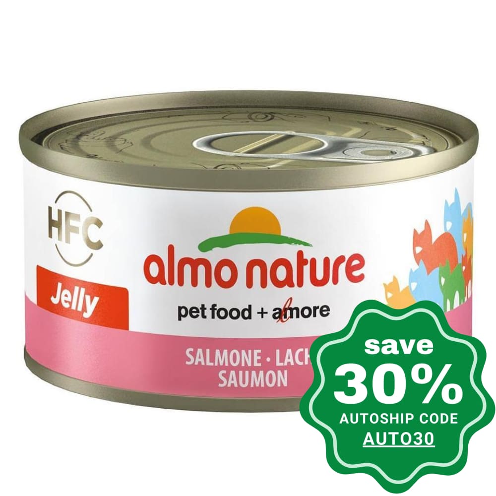 Almo Nature - HFC Jelly Canned Cat Food - Salmon - 70G (min. 4 Cans) - PetProject.HK