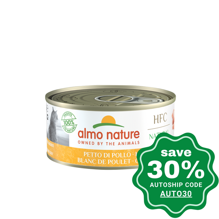 Almo Nature - Wet Food For Cats Hfc Natural Chicken Breast 150G (Min. 24 Cans)