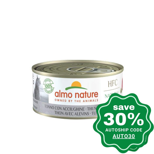 Almo Nature - Wet Food For Cats Hfc Natural Tuna With Whitebait 70G (Min. 4 Cans)