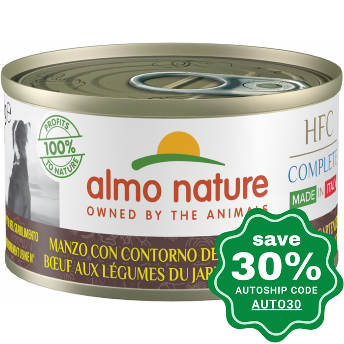 Almo Nature - Wet Food For Dogs Hfc Complete Beef 95G (Min. 24 Cans)