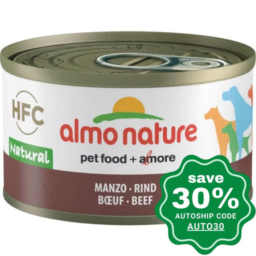 Almo Nature - HFC Natural Canned Dog Food - Beef - 95G (min. 4 Cans) - PetProject.HK